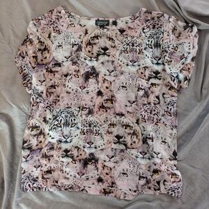 Stunning Leopard Print Silky Top Topshop